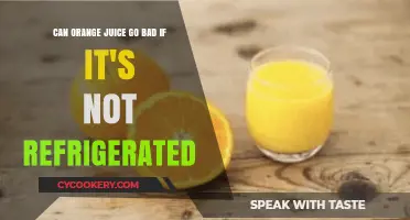 Does Orange Juice Spoil Without Refrigeration? Shelf Life Explained