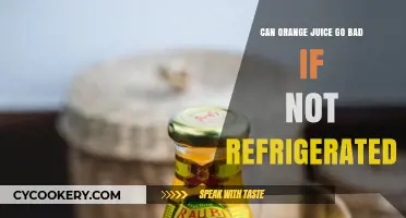 Does Orange Juice Spoil Without Refrigeration? Shelf Life Explained