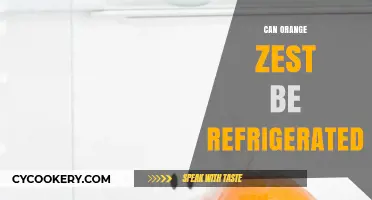 Refrigerating Orange Zest: Tips for Freshness and Extended Storage