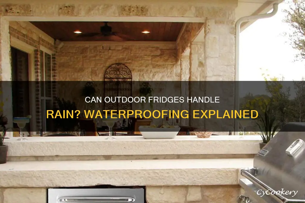 can outdoor refrigerators get wet