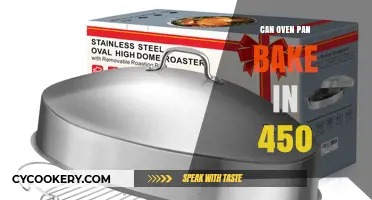 Baking with High Heat: Oven Pan at 450