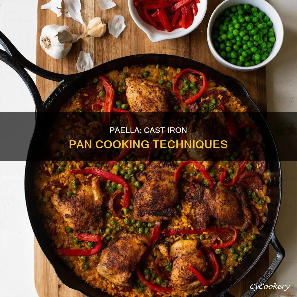 can paella be made in cast iron pan