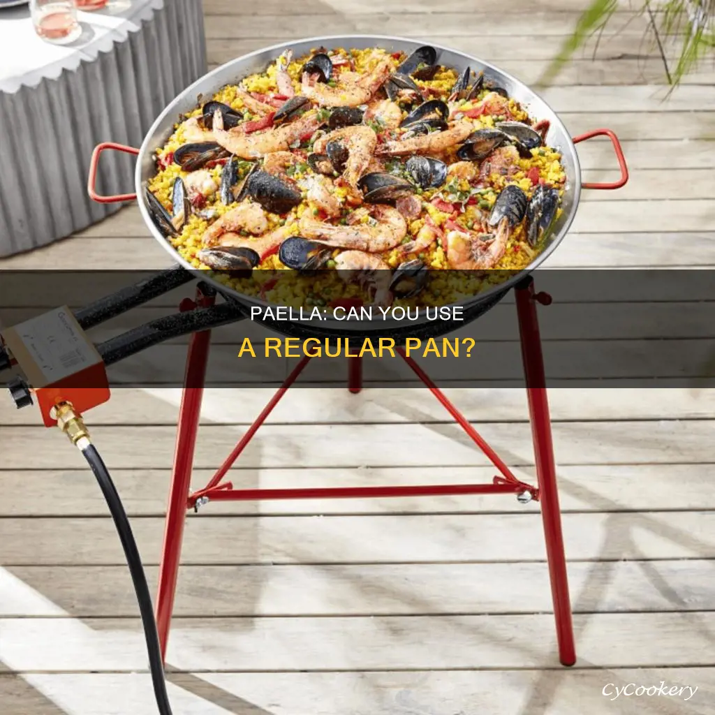 can paella be made in regular pan