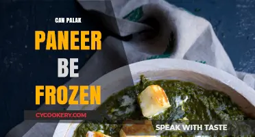 Freezing Palak Paneer: How Long Does It Last?