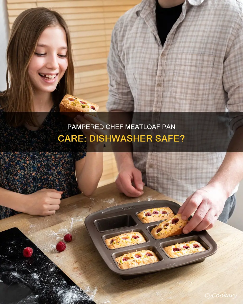 can pampered chef meatloaf pans go in dishwasher