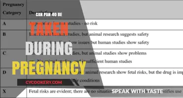 Pregnancy and Pan 40: Is It Safe?