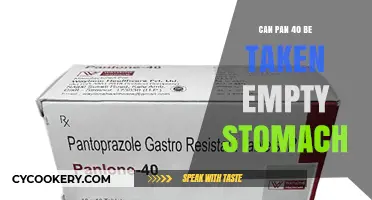 Pan 40: Take on Empty Stomach?