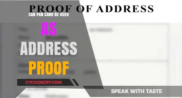 PAN Card: A Valid Address Proof?