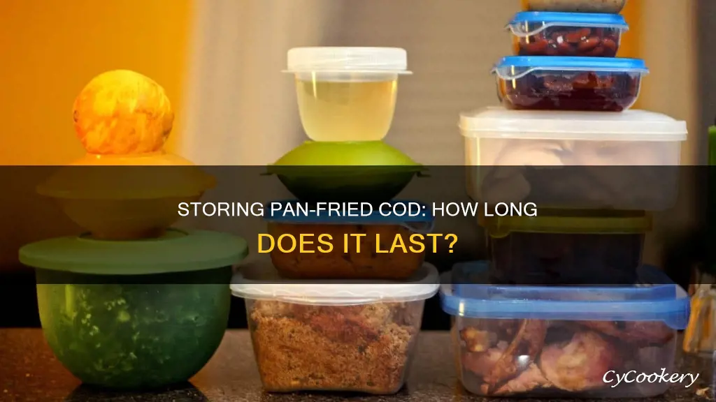 can pan fried cod be stored for leftovers