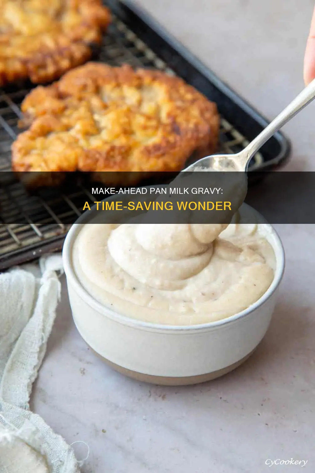 can pan milk gravy be made ahead