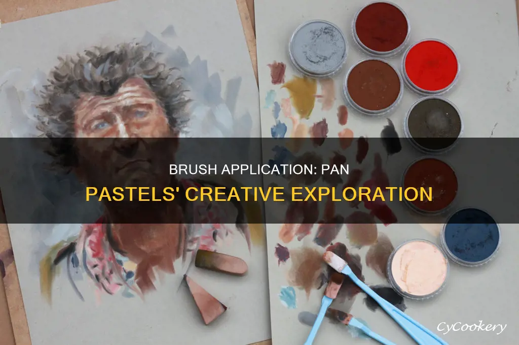 can pan pastels be applied with a brush