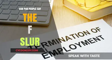 Pan People and the F-Slur: Who Can Say It?
