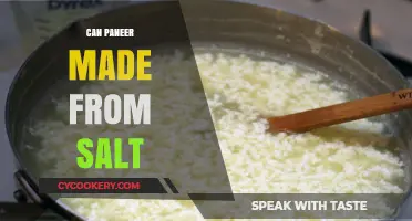 Making Paneer: Salt's Role Explored