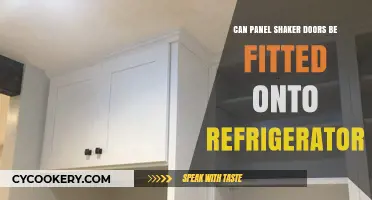 Can Panel Shaker Doors Be Fitted onto Refrigerators?