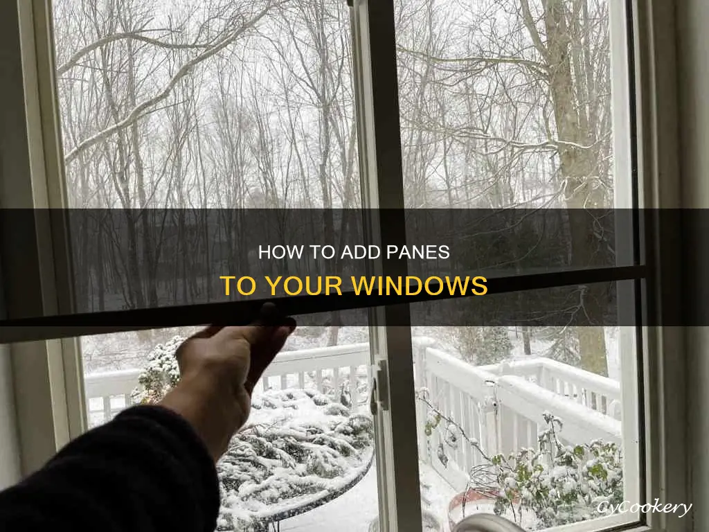 can panes be added to windows