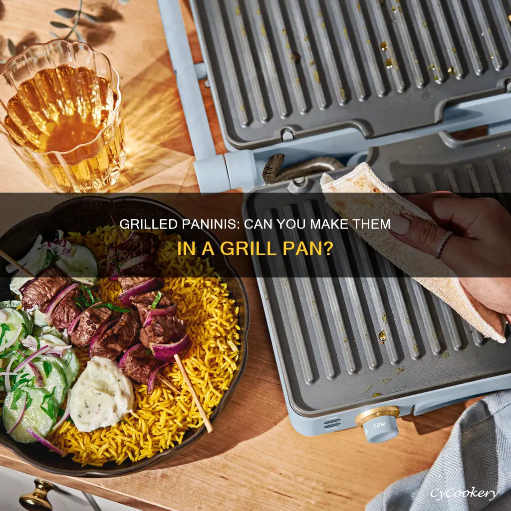 can panini be prepared in a grill pan