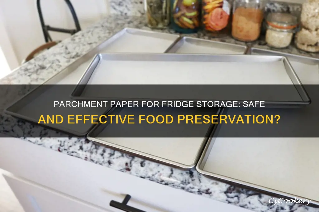 can parchment paper be used for storing food in refrigerator