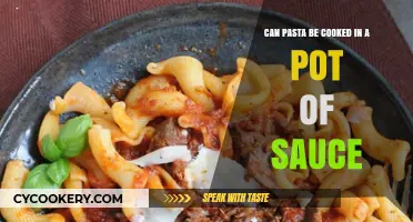 Cook Pasta in Sauce: Is It Possible?