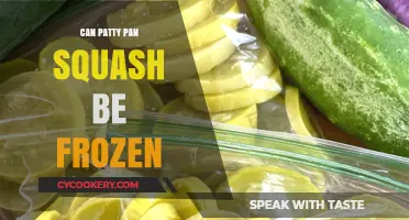 Freezing Patty Pan Squash: Can You Do It?