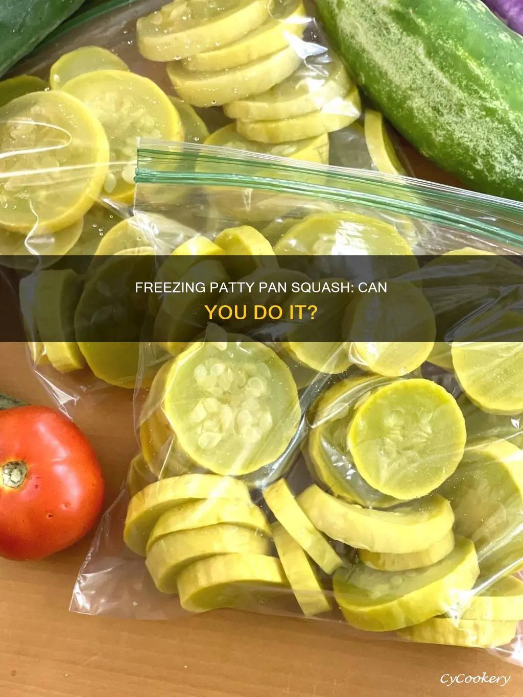 can patty pan squash be frozen