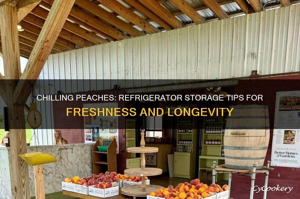 can peaches be stored in the refrigerator