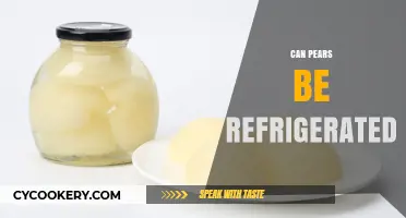 Can Pears Be Refrigerated? Storage Tips for Freshness and Flavor