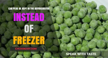 Refrigerating Peas: A Viable Alternative to Freezing for Freshness?