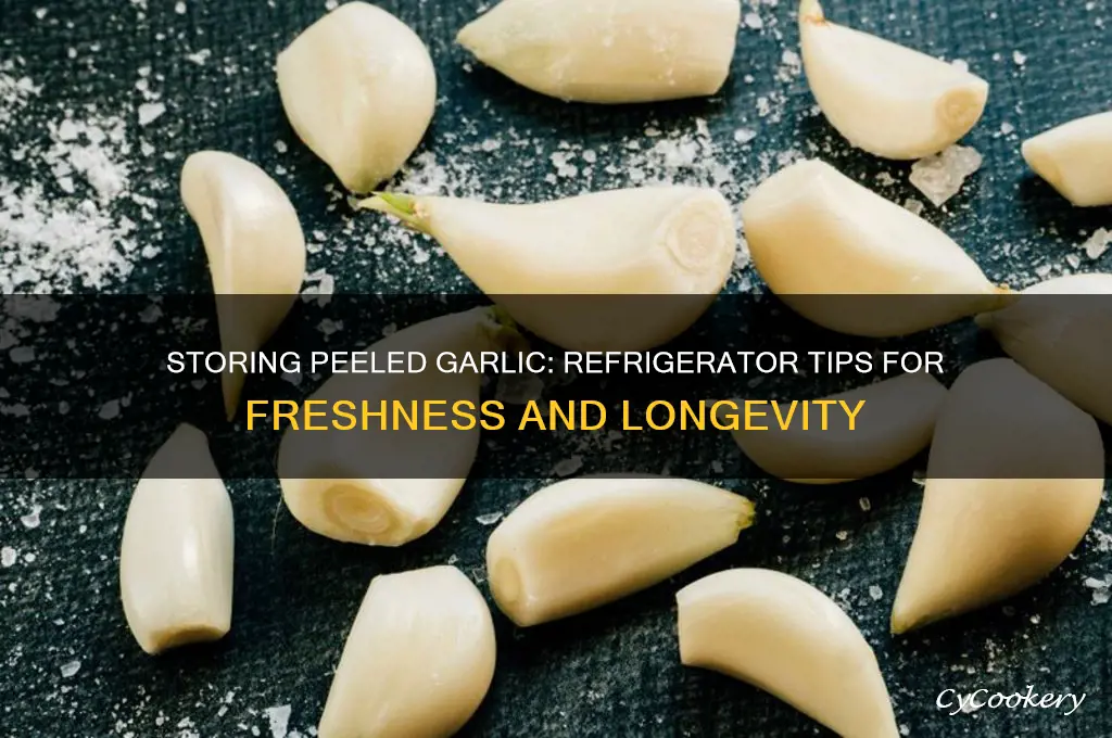can peeled garlic be kept in the refrigerator