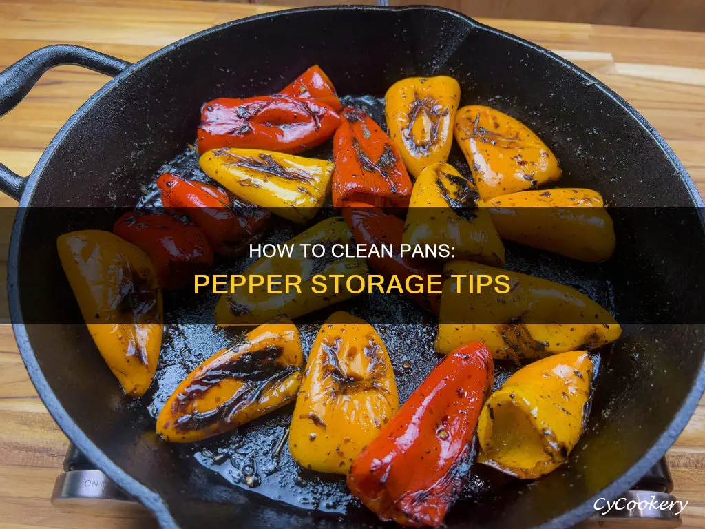 can pepper be in pan adter cleaning