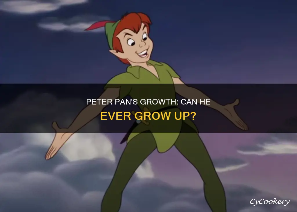 can peter pan grow up