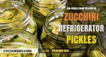 Using Pickle Crisp in Zucchini Refrigerator Pickles: Tips and Tricks