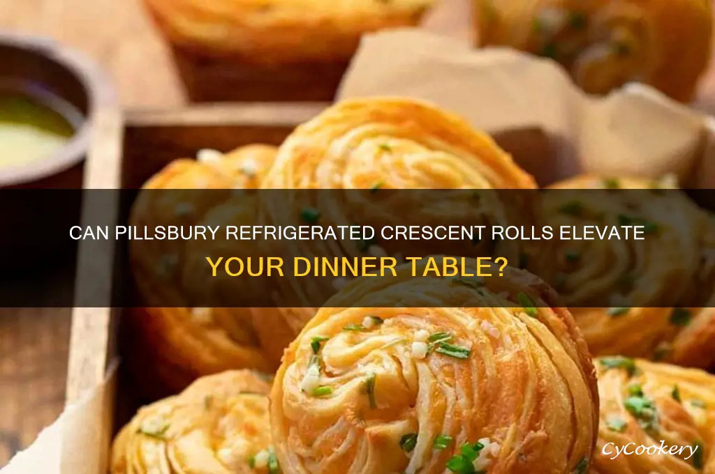 can pillsbury refrigerated crescent dinner rolls