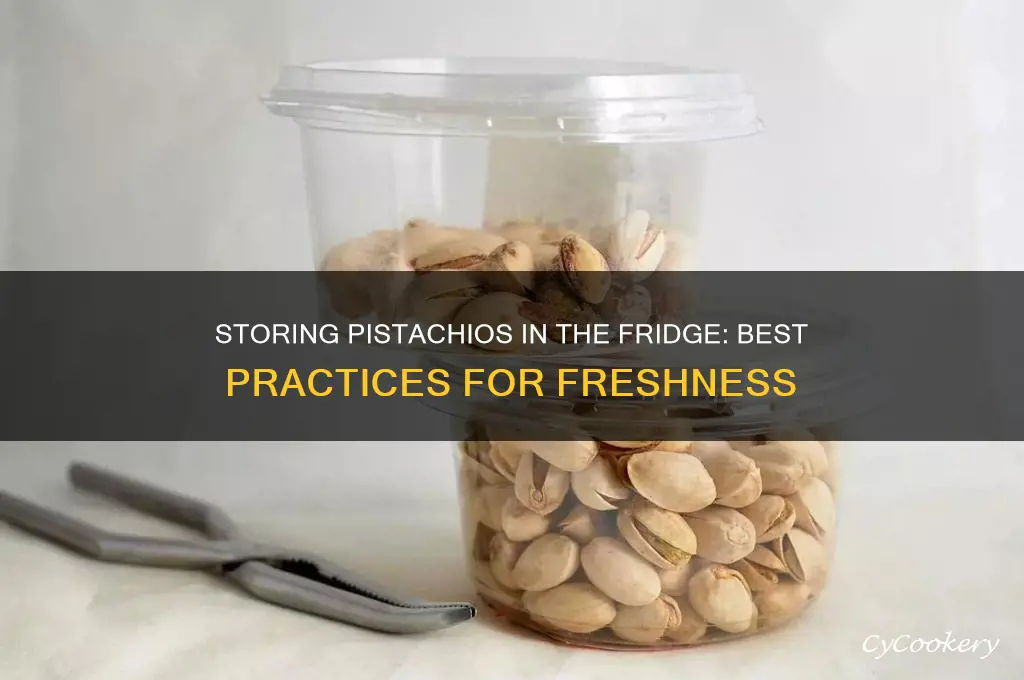 can pistachios be stored in the refrigerator