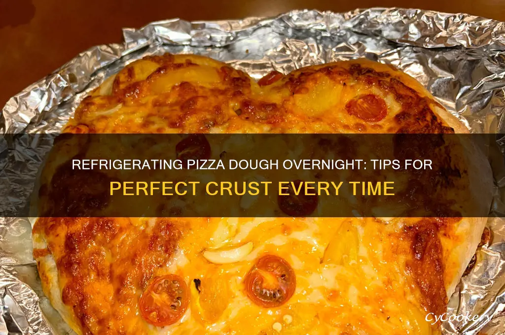 can pizza dough be refrigerated overnight