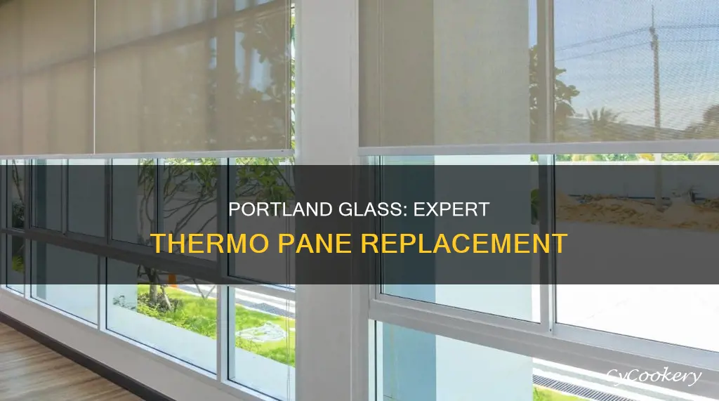 can portland glass replace thermo panes