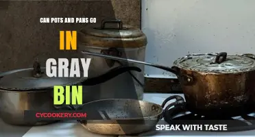 Recycling Cookware: Gray Bin Do's and Don'ts