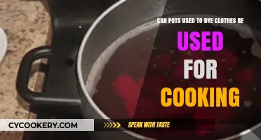 Dye Pots: Safe for Cooking?