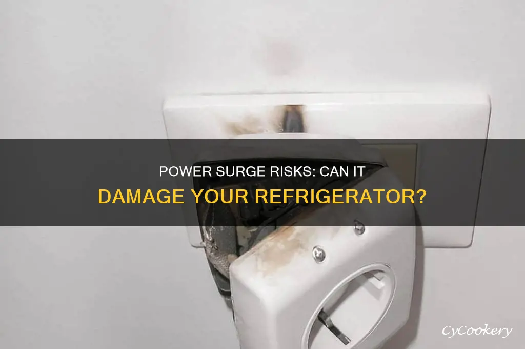 can power surge damage refrigerator