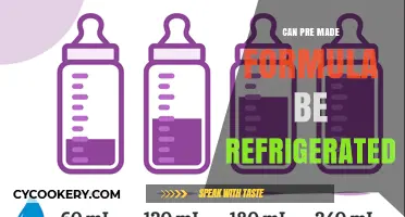 Can Pre-Made Formula Be Refrigerated? A Parent's Guide