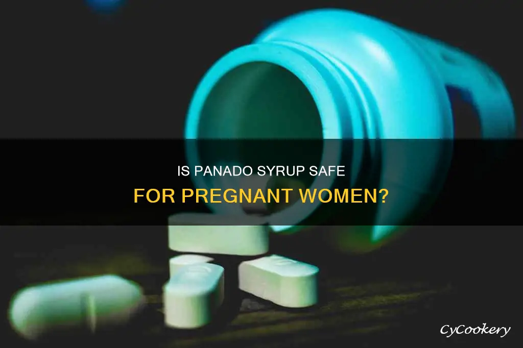 can pregnant woman drink panado syrup