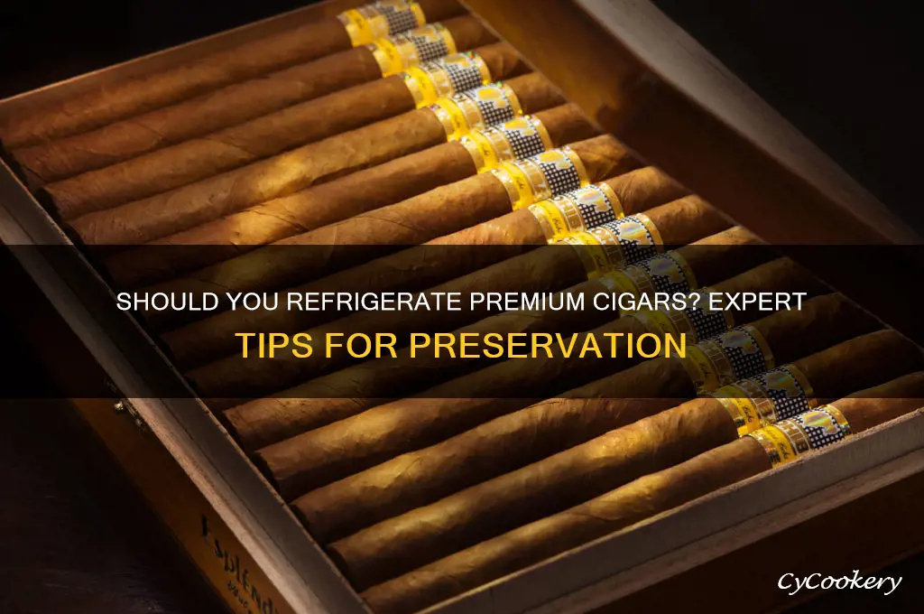 can premium cigars be refrigerated