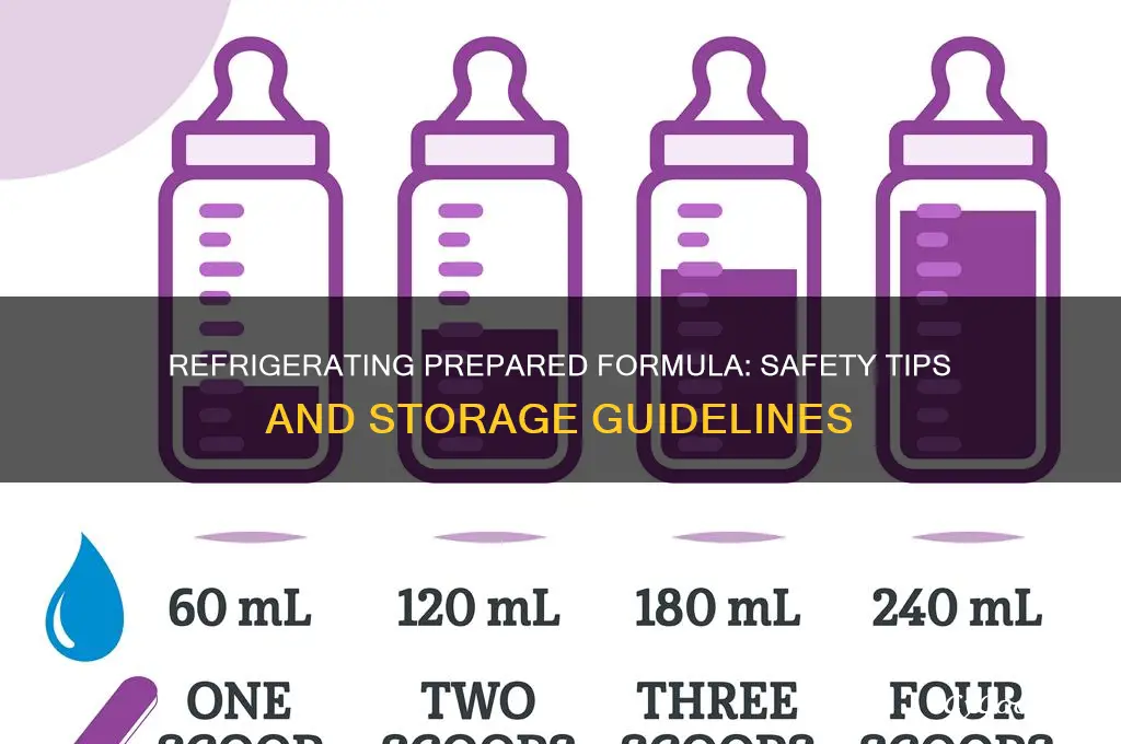 can prepared formula be refrigerated