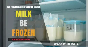 Can Previously Refrigerated Breast Milk Be Frozen? Expert Tips