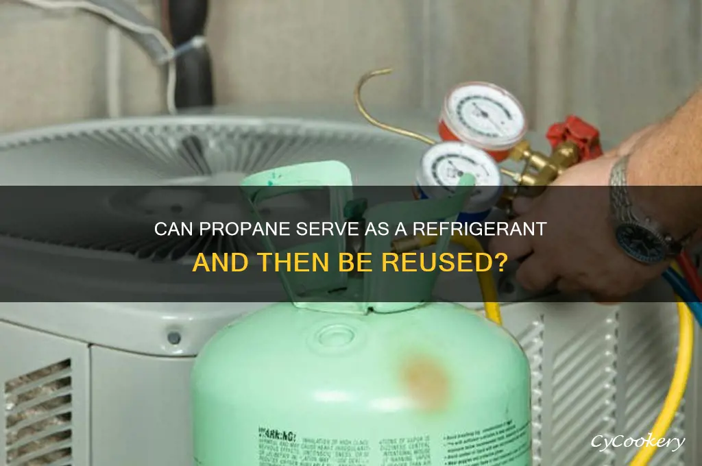 can propane be used after being a refrigerant