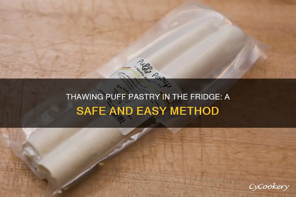 can puff pastry be thawed in refrigerator