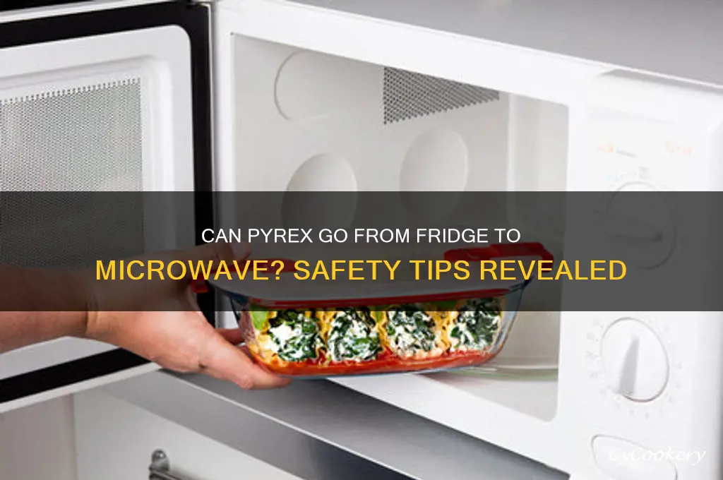 can pyrex go from refrigerator to microwave