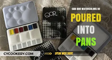 Pouring QoR Watercolors: Can They Be Used in Pans?