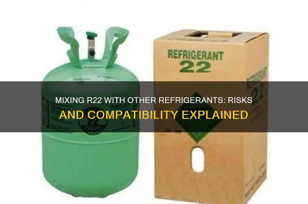 can r22 be mixed with any other refrigerant