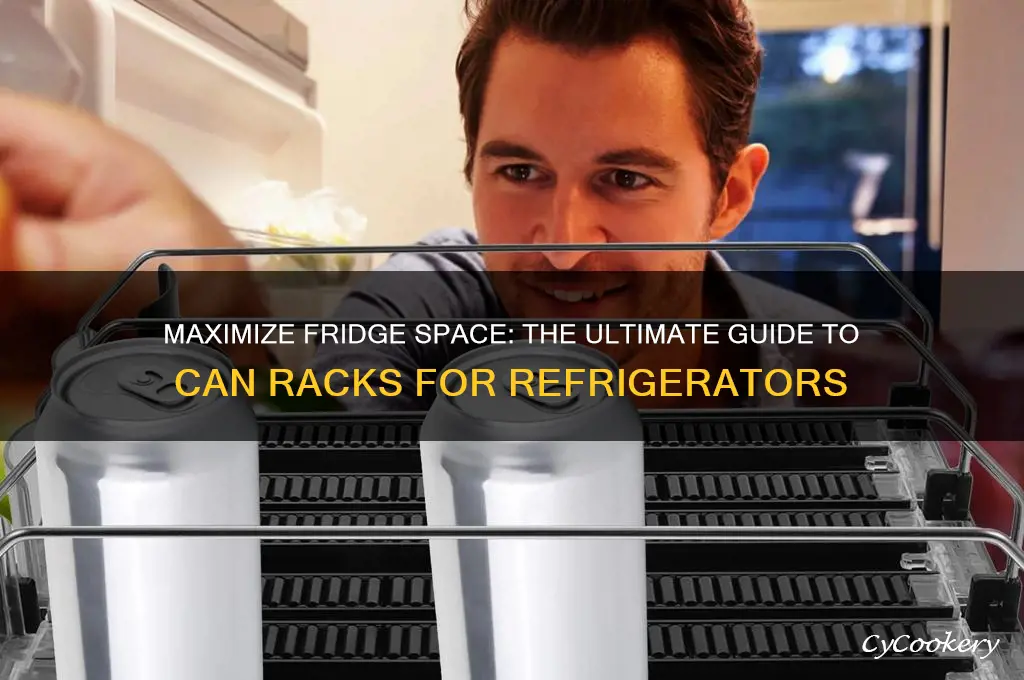 can rack for refrigerator