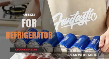 Maximize Fridge Space: Top Can Racks for Refrigerator Organization